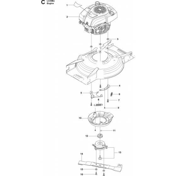 Engine Assembly for Husqvarna
