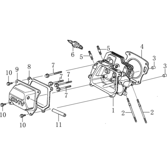 Cylinder Head Assembly for Loncin