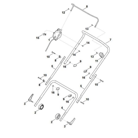 Handle Assembly for Viking LE 240