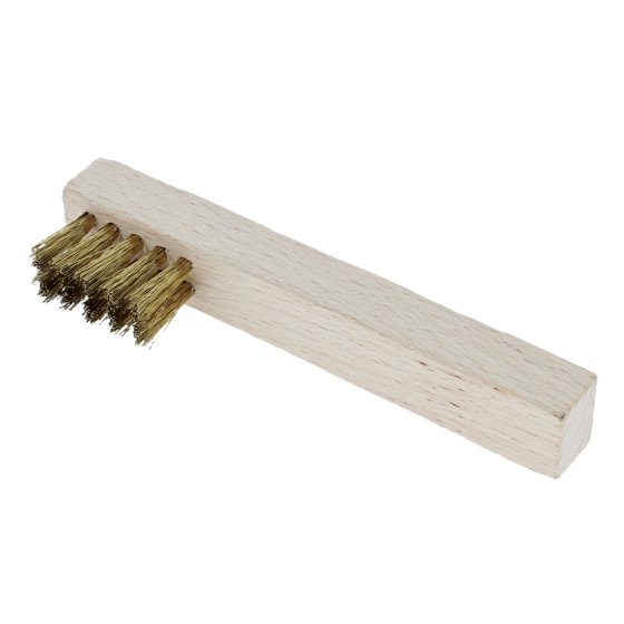 Spark Plug Brush 2 Row Brass Wire