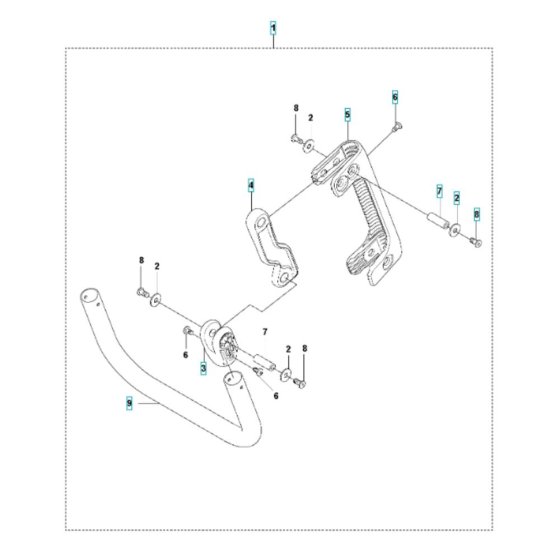 Handle Assembly for Husqvarna