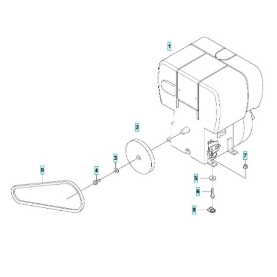 Engine Assembly for Husqvarna LF 100
