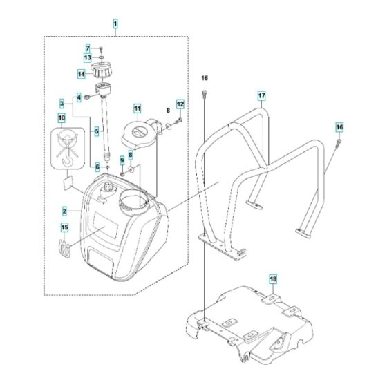 Engine Plate & Water Tank