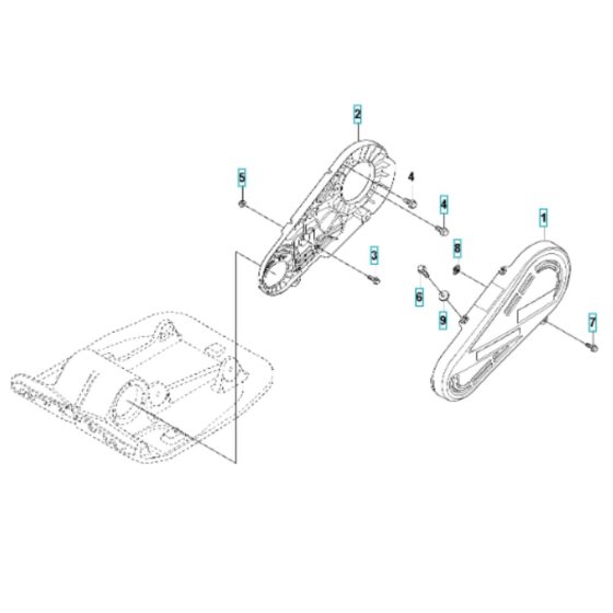 Belt Guard for Husqvarna LF 100 L