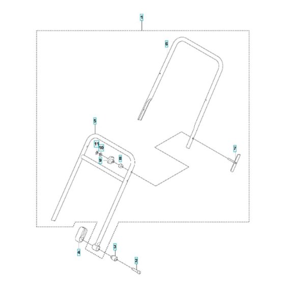 Handle Assembly for Husqvarna