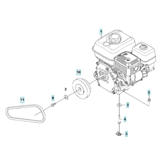 Engine Assembly for Husqvarna