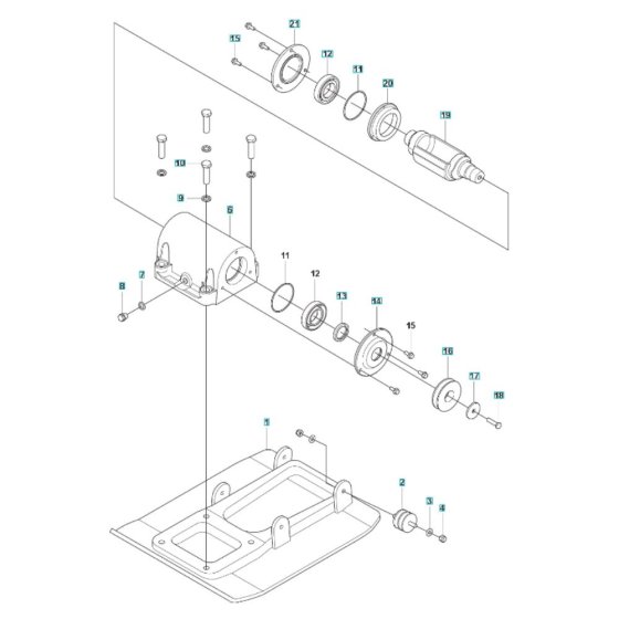 Ground Plate Assembly for LF 160