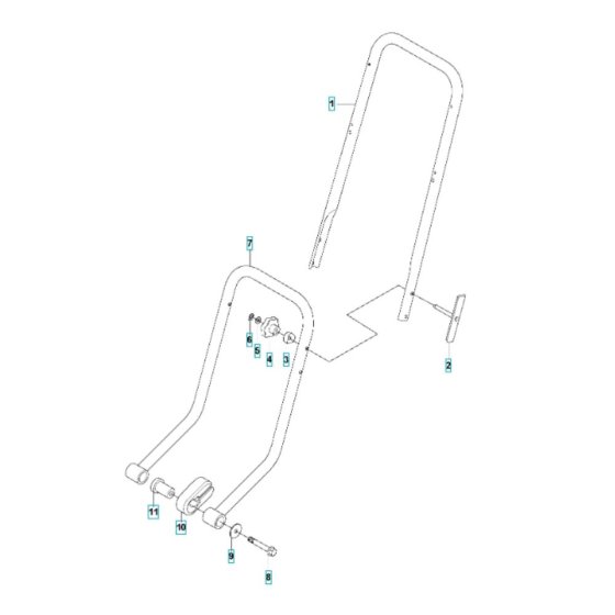 Handle Assembly for Husqvarna