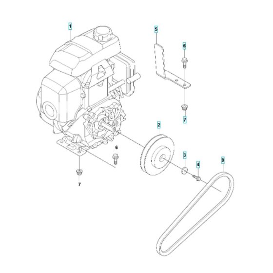 Engine Assembly for Husqvarna