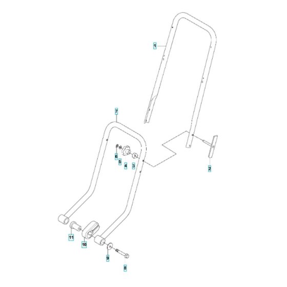 Handle Assembly for Husqvarna