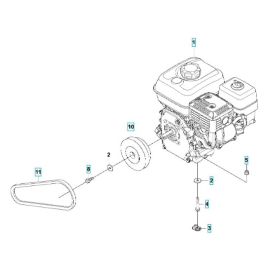 Engine Assembly for Husqvarna