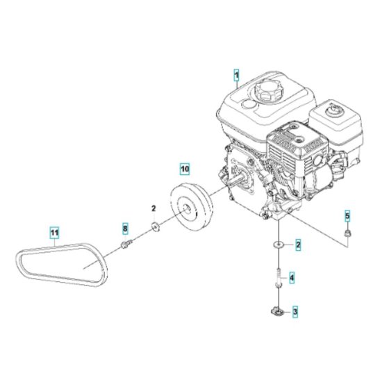 Engine Assembly for Husqvarna