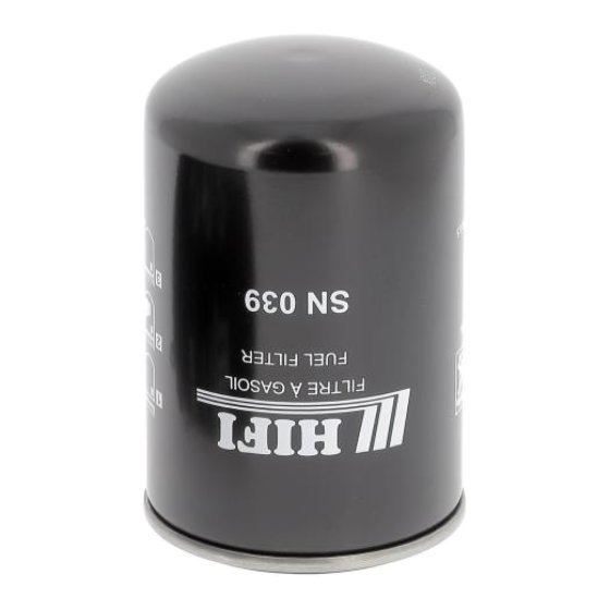 Fuel Filter, Spin-On 122 x 76mm M16 Thread Replaces Volvo 241672