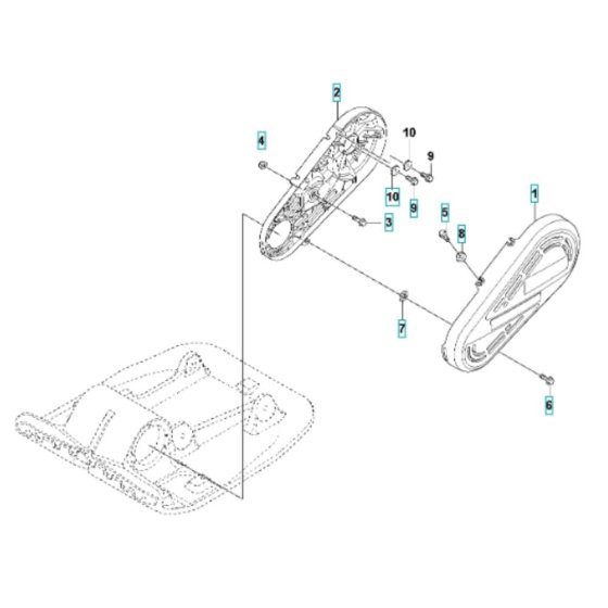 Belt Guard Assembly for LFV 100