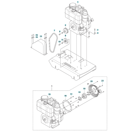 Engine Assembly for LG 200