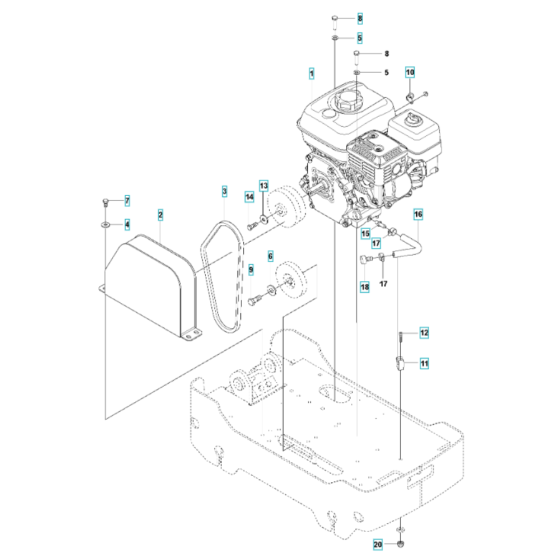 Engine Assembly for LG 204