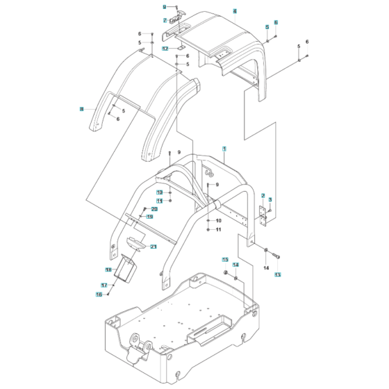 Frame Assembly for LG 400
