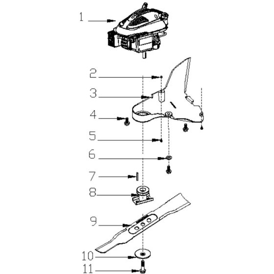 Blade Assembly for Harry Mower