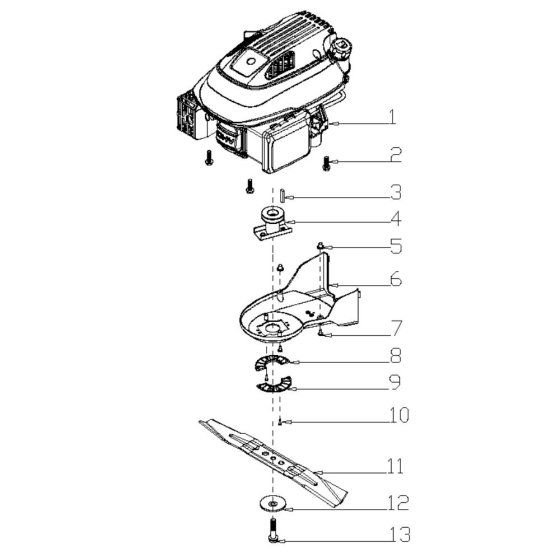 Blade Assembly for Harry Mower