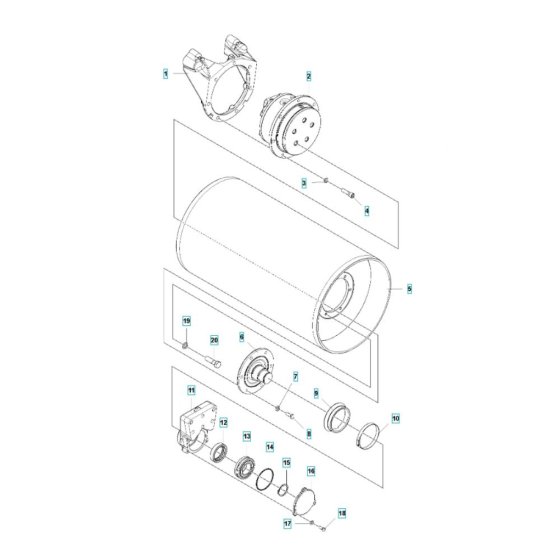 Drum Assembly for Husqvarna