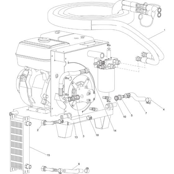 Hose and Fittings Assembly