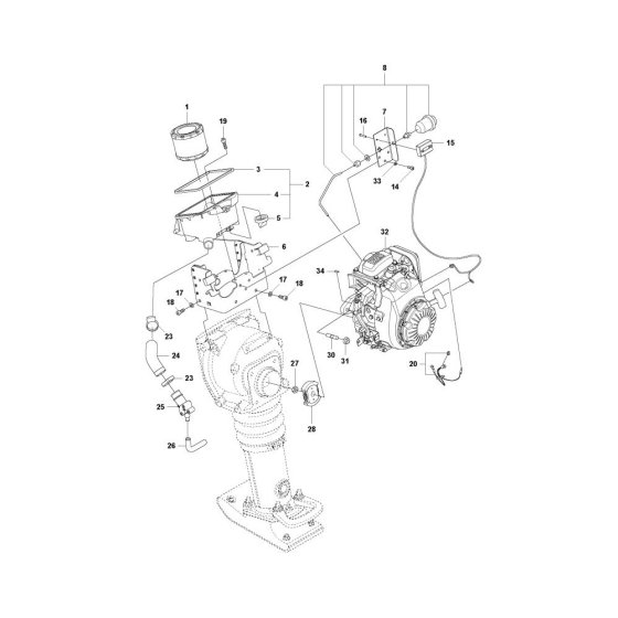 Air Filter for Husqvarna LT5005