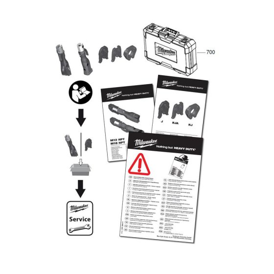 Milwaukee M12HPT Assembly