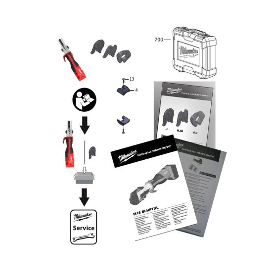 Milwaukee M18BLHPTXL Assembly