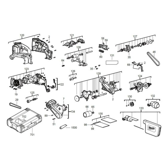 Milwaukee M18FBTS75 Assembly