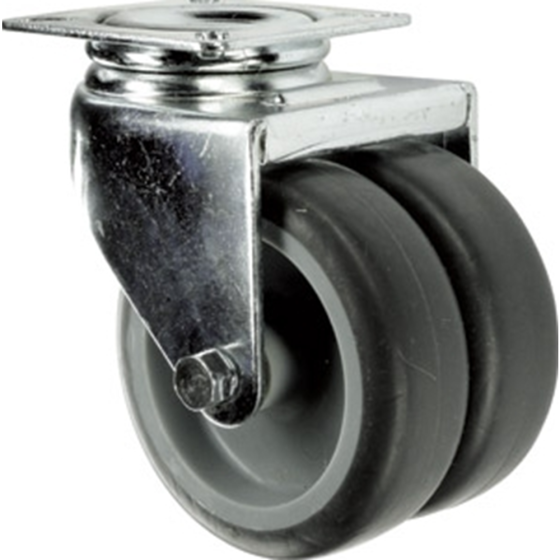 Twin Wheel Swivel Castor