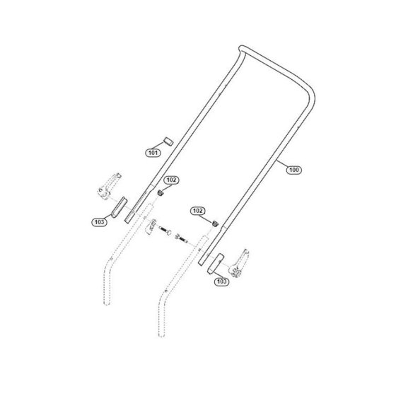 Handle Assembly for Stihl/Viking