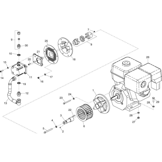 Pump and Motor Assembly