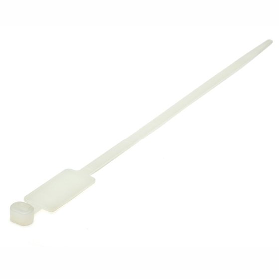 Marker Cable Ties L200 x 4.8mm in Nylon 6,6 T/Strength 8Kg Natural Pack 100