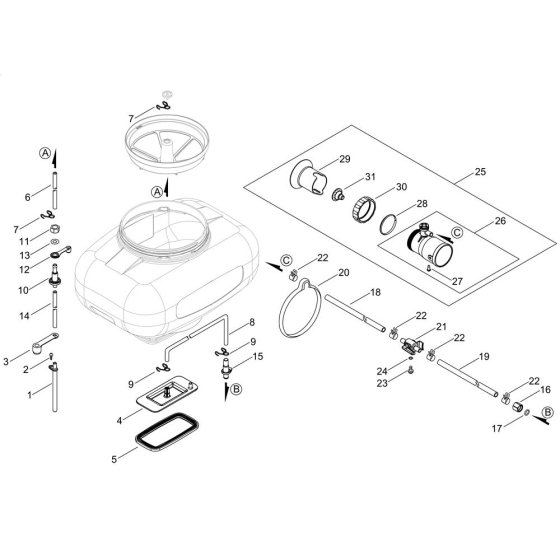 Mist Unit for ECHO MB-580