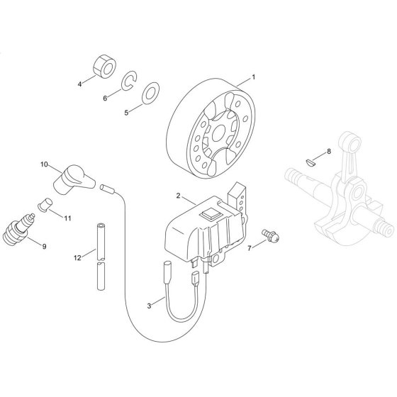 Magneto for ECHO MB-580