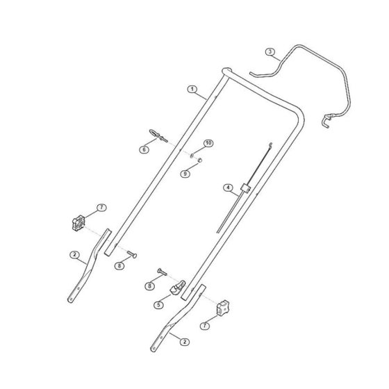 Handle for Viking MB 248.0