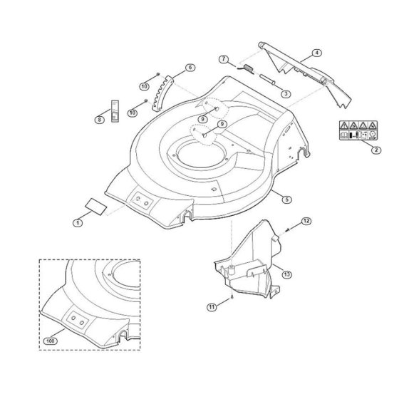 Housing for Viking MB 253.0 T