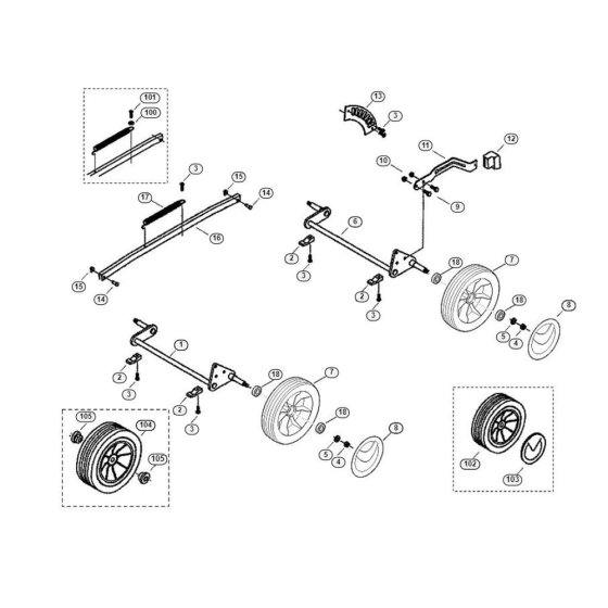 Chassis for Viking MB 400 X