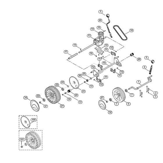 Chassis for Viking MB 448.0 TX