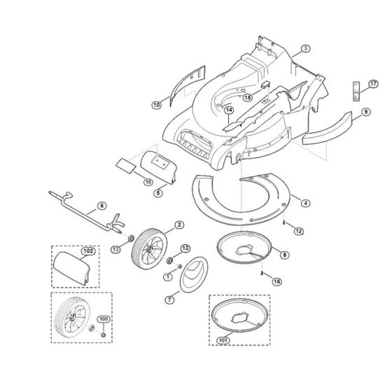 Front Axle Housing for Viking