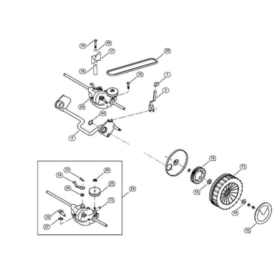 Chassis-1 for Viking MB 555 C