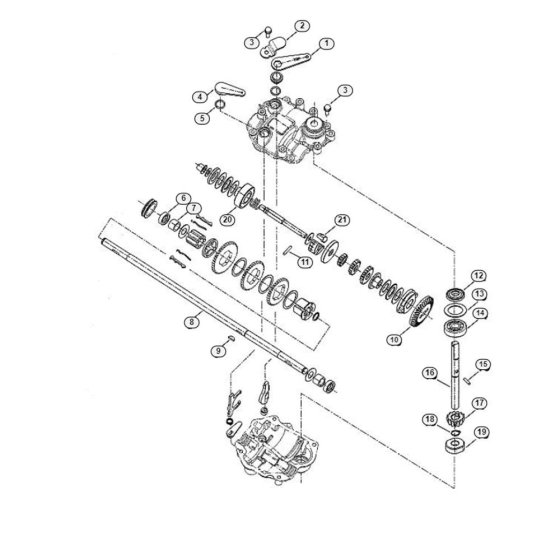 Gear Box for Viking MB 555 S