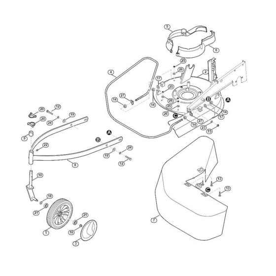 Front Wheel Housing for Viking