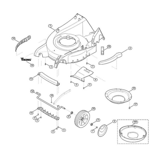 Front Axle Housing for Viking