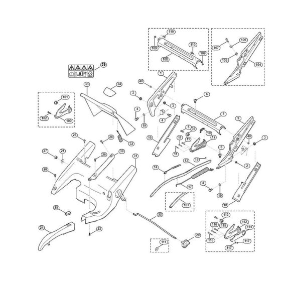 Frame for Viking MB 655.0 G