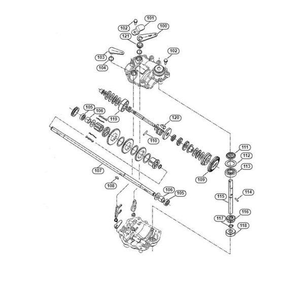 Gear Box for Viking MB 655.0 GK