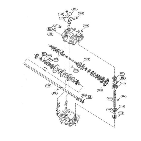 Gear Box for Viking MB 655.0 GM