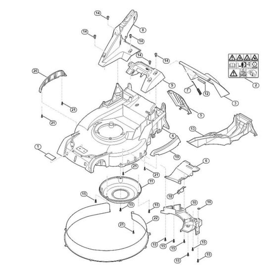 Housing for Viking MB 655.3 YS