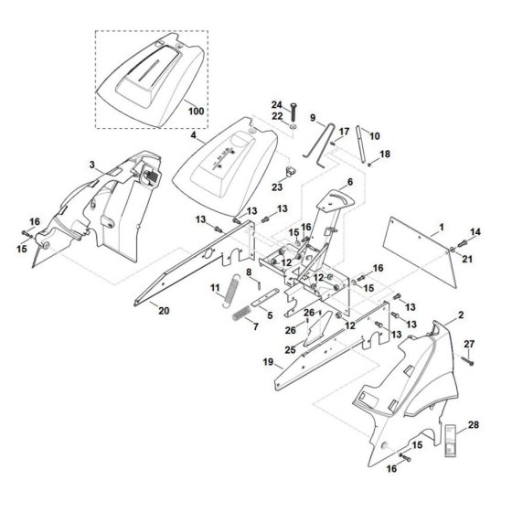 Frame Assembly for Viking Mowers