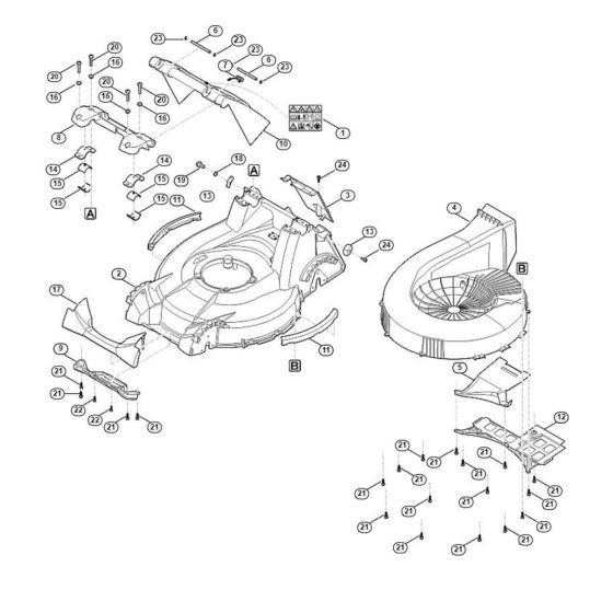 Housing for Viking MB 756.0 GS